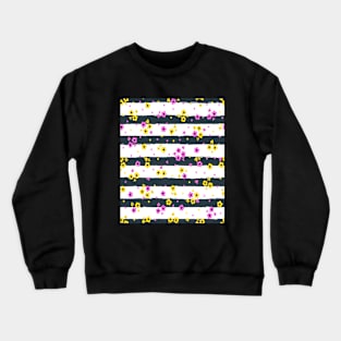 Flower Patterns Crewneck Sweatshirt